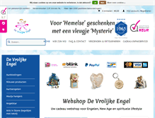 Tablet Screenshot of devrolijkeengel.nl